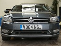 USED 2014 64 VOLKSWAGEN PASSAT 2.0 EXECUTIVE TDI BLUEMOTION TECHNOLOGY DSG 4d 139 BHP SAT NAV LEATHER HEATED SEATS SERVICE HISTORY 3 MONTHS WARRANTY