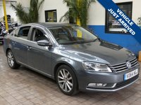 USED 2014 64 VOLKSWAGEN PASSAT 2.0 EXECUTIVE TDI BLUEMOTION TECHNOLOGY DSG 4d 139 BHP SAT NAV LEATHER HEATED SEATS SERVICE HISTORY 3 MONTHS WARRANTY