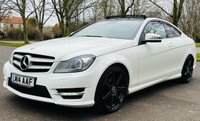 USED 2014 14 MERCEDES-BENZ C-CLASS 2.1 C220 CDI AMG SPORT EDITION PREMIUM PLUS 2d 168 BHP AUTOMATIC PANORAMIC ROOF SATELLITE NAVIGATION DAB RADIO FRONT HEATED SEATS
