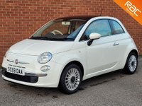 USED 2010 59 FIAT 500 1.2 LOUNGE 3d 69 BHP LOW MILES - RAC WARRANTY