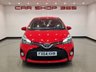 USED 2014 64 TOYOTA YARIS 1.33 VVT-i (99 PS) SPORT 5DR + NAVIGATION + REVERSE CAMERA + 2 TONE RED / BLACK UPHOLSTERY + DAB + MEDIA + PRIVACY +16S 16S+R/CAMERA+PRIVACY GLASS+NAVIGATION+2 TONE SEATS