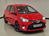 USED 2014 64 TOYOTA YARIS 1.33 VVT-i (99 PS) SPORT 5DR + NAVIGATION + REVERSE CAMERA + 2 TONE RED / BLACK UPHOLSTERY + DAB + MEDIA + PRIVACY +16S 16S+R/CAMERA+PRIVACY GLASS+NAVIGATION+2 TONE SEATS