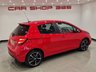 USED 2014 64 TOYOTA YARIS 1.33 VVT-i (99 PS) SPORT 5DR + NAVIGATION + REVERSE CAMERA + 2 TONE RED / BLACK UPHOLSTERY + DAB + MEDIA + PRIVACY +16S 16S+R/CAMERA+PRIVACY GLASS+NAVIGATION+2 TONE SEATS