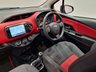 USED 2014 64 TOYOTA YARIS 1.33 VVT-i (99 PS) SPORT 5DR + NAVIGATION + REVERSE CAMERA + 2 TONE RED / BLACK UPHOLSTERY + DAB + MEDIA + PRIVACY +16S 16S+R/CAMERA+PRIVACY GLASS+NAVIGATION+2 TONE SEATS
