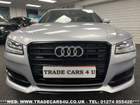 USED 2017 17 AUDI A8 3.0 TDI QUATTRO BLACK EDITION 4d 258 BHP UK DELIVERY FLAT FEE &pound;175 (SUBJECT TO DEAL)*OVER 100 IMAGES ON OUR WEBSITE*BESPOKE FINANCE ARRANGED*PART EXCHANGE WELCOME*ALL VEHICLES HPI CLEAR