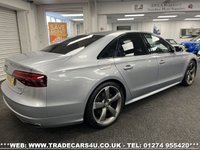 USED 2017 17 AUDI A8 3.0 TDI QUATTRO BLACK EDITION 4d 258 BHP UK DELIVERY FLAT FEE &pound;175 (SUBJECT TO DEAL)*OVER 100 IMAGES ON OUR WEBSITE*BESPOKE FINANCE ARRANGED*PART EXCHANGE WELCOME*ALL VEHICLES HPI CLEAR