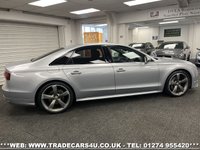 USED 2017 17 AUDI A8 3.0 TDI QUATTRO BLACK EDITION 4d 258 BHP UK DELIVERY FLAT FEE &pound;175 (SUBJECT TO DEAL)*OVER 100 IMAGES ON OUR WEBSITE*BESPOKE FINANCE ARRANGED*PART EXCHANGE WELCOME*ALL VEHICLES HPI CLEAR