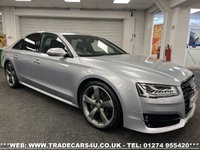 USED 2017 17 AUDI A8 3.0 TDI QUATTRO BLACK EDITION 4d 258 BHP UK DELIVERY FLAT FEE &pound;175 (SUBJECT TO DEAL)*OVER 100 IMAGES ON OUR WEBSITE*BESPOKE FINANCE ARRANGED*PART EXCHANGE WELCOME*ALL VEHICLES HPI CLEAR