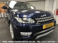 USED 2015 65 LAND ROVER RANGE ROVER SPORT HSE WITH FACTORY AUTOBIOGRAPHY SPEC SDV6 EURO 6 AUTO UK DELIVERY FLAT FEE &pound;175 (SUBJECT TO DEAL)*OVER 100 IMAGES ON OUR WEBSITE*BESPOKE FINANCE ARRANGED*PART EXCHANGE WELCOME*ALL VEHICLES HPI CLEAR