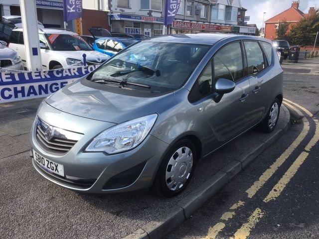 2010 10 Vauxhall Meriva 1.4 EXCLUSIV 5d 119 BHP