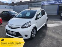 USED 2013 63 TOYOTA AYGO 1.0 VVT-I MOVE WITH STYLE 5d 68 BHP 