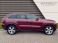USED 2017 17 JEEP GRAND CHEROKEE 3.0 V6 CRD OVERLAND 5d 247 BHP STUNNING VELVET RED PEARL COAT
