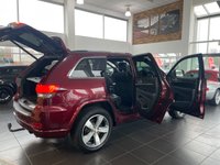 USED 2017 17 JEEP GRAND CHEROKEE 3.0 V6 CRD OVERLAND 5d 247 BHP STUNNING VELVET RED PEARL COAT