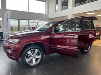USED 2017 17 JEEP GRAND CHEROKEE 3.0 V6 CRD OVERLAND 5d 247 BHP STUNNING VELVET RED PEARL COAT