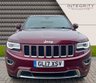 USED 2017 17 JEEP GRAND CHEROKEE 3.0 V6 CRD OVERLAND 5d 247 BHP STUNNING VELVET RED PEARL COAT