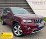USED 2017 17 JEEP GRAND CHEROKEE 3.0 V6 CRD OVERLAND 5d 247 BHP STUNNING VELVET RED PEARL COAT