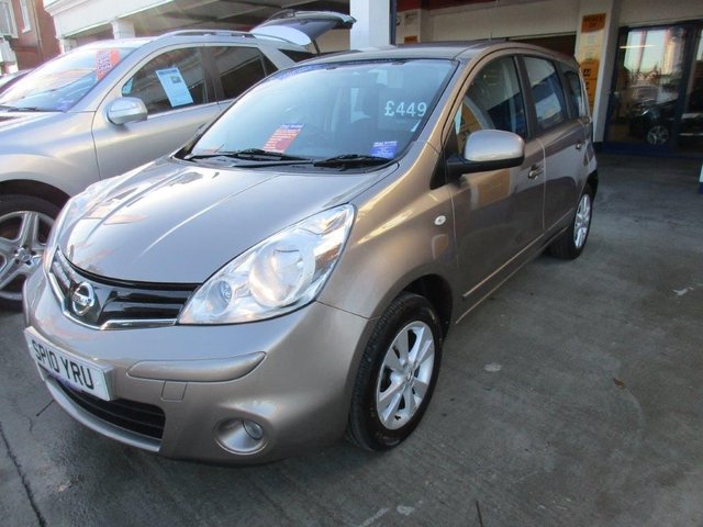 2010 10 Nissan Note 1.4 ACENTA 5d 88 BHP