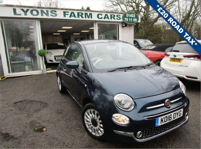2016 16 Fiat 500 1.2 LOUNGE 3d 69 BHP NEW SHAPE