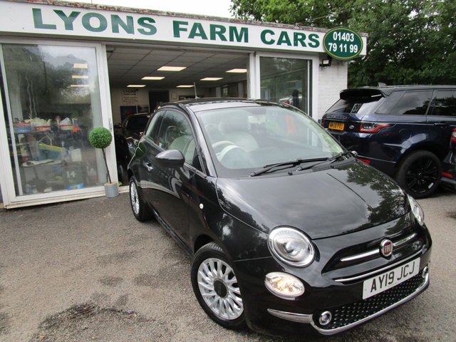 2019 19 Fiat 500 1.2 LOUNGE DUALOGIC AUTOMATIC 3d 69 BHP NEW SHAPE