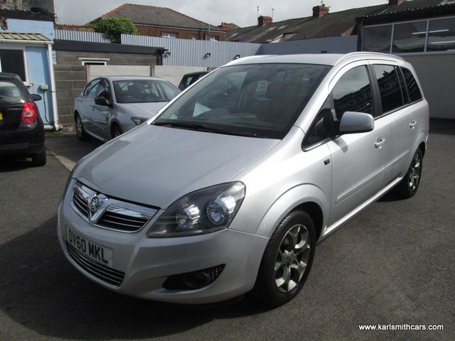 2010 60 Vauxhall Zafira 1.6 ENERGY 5d 113 BHP