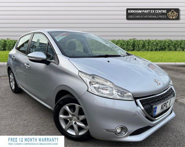 2012 12 Peugeot 208 1.2 ACTIVE 5d 82 BHP