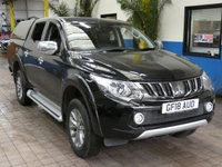 USED 2018 18 MITSUBISHI L200 2.4 DI-D 4WD BARBARIAN DCB 178 BHP TRUCKMAN TOP SAT NAV LEATHER HEATED SEATS 1 OWNER 6 MONTHS GOLD WARRANTY