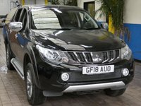 USED 2018 18 MITSUBISHI L200 2.4 DI-D 4WD BARBARIAN DCB 178 BHP TRUCKMAN TOP SAT NAV LEATHER HEATED SEATS 1 OWNER 6 MONTHS GOLD WARRANTY