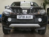 USED 2018 18 MITSUBISHI L200 2.4 DI-D 4WD BARBARIAN DCB 178 BHP TRUCKMAN TOP SAT NAV LEATHER HEATED SEATS 1 OWNER 6 MONTHS GOLD WARRANTY