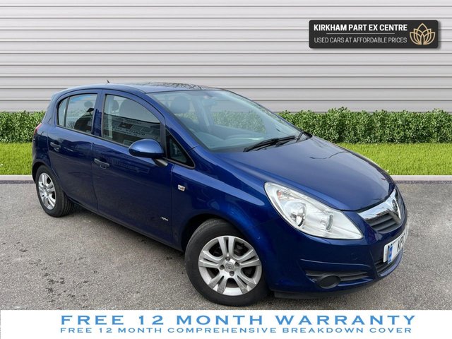 2009 09 Vauxhall Corsa 1.2 ACTIVE 5d 80 BHP