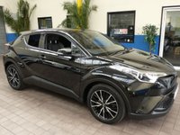 USED 2018 18 TOYOTA CHR 1.8 EXCEL 5d 122 BHP CAZ AND ULEZ COMPLIANT SAT NAV LEATHER REAR CAMERA 1 OWNER SERVICE HISTORY TOYOTA WARRANTY TILL JULY 2028 VAT Q
