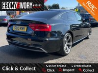 USED 2015 15 AUDI A5 2.0 SPORTBACK TDI QUATTRO BLACK EDITION S/S 5d 175 BHP HATCHBACK