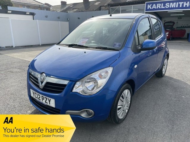 2012 12 Vauxhall Agila 1.0 S AC ECOFLEX 5d 67 BHP
