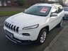 USED 2015 15 JEEP CHEROKEE 2.0 M-JET LIMITED 5d 138 BHP + LEATHER + HEATED SEATS + SAT NAV + ALLOYS + REVERSE CAMERA + PARKING SENSORS + PRIVACY GLASS