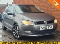 USED 2013 63 VOLKSWAGEN POLO 1.2 MATCH EDITION 3d 59 BHP DAB RADIO - BLUETOOTH - FULL MOT - RAC WARRANTY