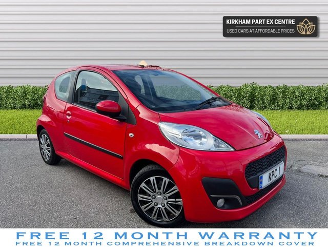 2013 13 Peugeot 107 1.0 ACTIVE 3d 68 BHP