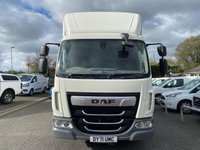 USED 2021 71 DAF TRUCKS LF 180 FA 08T 7500KG 20FT BOX & TUCKAWAY TAILIFT  One Company Owner 37000 Miles (60000kms), Euro 6, Fitted With 20 Ft GRP Box And Tuckaway Tailift,, Air Suspention Drivers Seat, Rear Camera, Multi Tie Rails, New MOT Inc In Sale, Recent Service, Only Had Light Use Superb Condition Inside And Out!