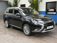USED 2019 19 MITSUBISHI OUTLANDER 2.4 PHEV 4H 5d 207 BHP APP BASED SAT NAV HEATED LEATHER MITSUBISHI WARRANTY TILL MARCH 2024