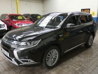 USED 2019 19 MITSUBISHI OUTLANDER 2.4 PHEV 4H 5d 207 BHP APP BASED SAT NAV HEATED LEATHER MITSUBISHI WARRANTY TILL MARCH 2024