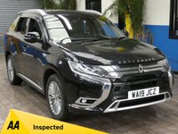 USED 2019 19 MITSUBISHI OUTLANDER 2.4 PHEV 4H 5d 207 BHP APP BASED SAT NAV HEATED LEATHER MITSUBISHI WARRANTY TILL MARCH 2024
