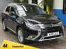 USED 2019 19 MITSUBISHI OUTLANDER 2.4 PHEV 4H 5d 207 BHP APP BASED SAT NAV HEATED LEATHER MITSUBISHI WARRANTY TILL MARCH 2024