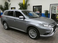 USED 2019 19 MITSUBISHI OUTLANDER 2.4 PHEV JURO 5d 207 BHP 4WD SAT NAV LEATHER HEATED SEATS REAR VIEW CAMERA 1 OWNER 6 MONTHS GOLD WARRANTY VAT Q