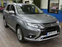 USED 2019 19 MITSUBISHI OUTLANDER 2.4 PHEV JURO 5d 207 BHP 4WD SAT NAV LEATHER HEATED SEATS REAR VIEW CAMERA 1 OWNER 6 MONTHS GOLD WARRANTY VAT Q