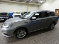 USED 2019 19 MITSUBISHI OUTLANDER 2.4 PHEV JURO 5d 207 BHP 4WD SAT NAV LEATHER HEATED SEATS REAR VIEW CAMERA 1 OWNER 6 MONTHS GOLD WARRANTY VAT Q