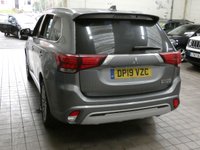 USED 2019 19 MITSUBISHI OUTLANDER 2.4 PHEV JURO 5d 207 BHP 4WD SAT NAV LEATHER HEATED SEATS REAR VIEW CAMERA 1 OWNER 6 MONTHS GOLD WARRANTY VAT Q