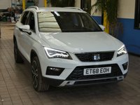 USED 2019 68 SEAT ATECA 1.6 TDI XCELLENCE LUX DSG 5d 114 BHP SAT NAV HEATED LEATHER 1 OWNER 6 MONTHS GOLD WARRANTY