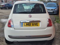 USED 2011 61 FIAT 500 1.2 LOUNGE 3d 69 BHP AIR CON - PANORAMIC ROOF - LOW MILES - SERVICE HISTORY