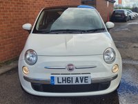 USED 2011 61 FIAT 500 1.2 LOUNGE 3d 69 BHP AIR CON - PANORAMIC ROOF - LOW MILES - SERVICE HISTORY