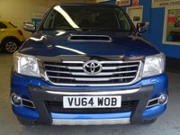 USED 2014 64 TOYOTA HI-LUX 3.0 INVINCIBLE 4X4 D-4D DCB 169 BHP CAMBELT DONE