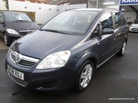 USED 2008 58 VAUXHALL ZAFIRA 1.6 EXCLUSIV 5d 105 BHP 