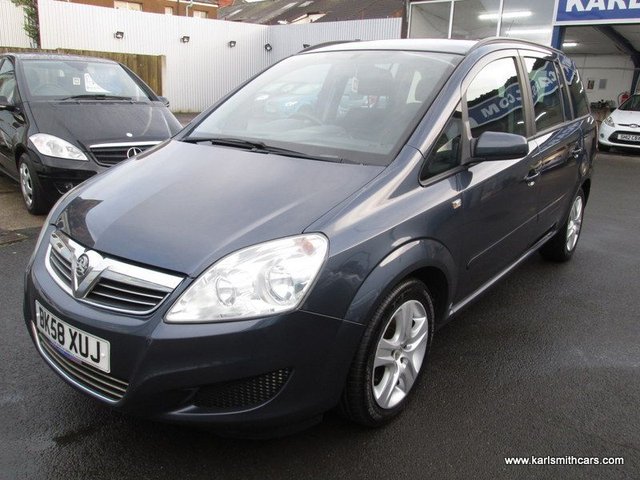 2008 58 Vauxhall Zafira 1.6 EXCLUSIV 5d 105 BHP